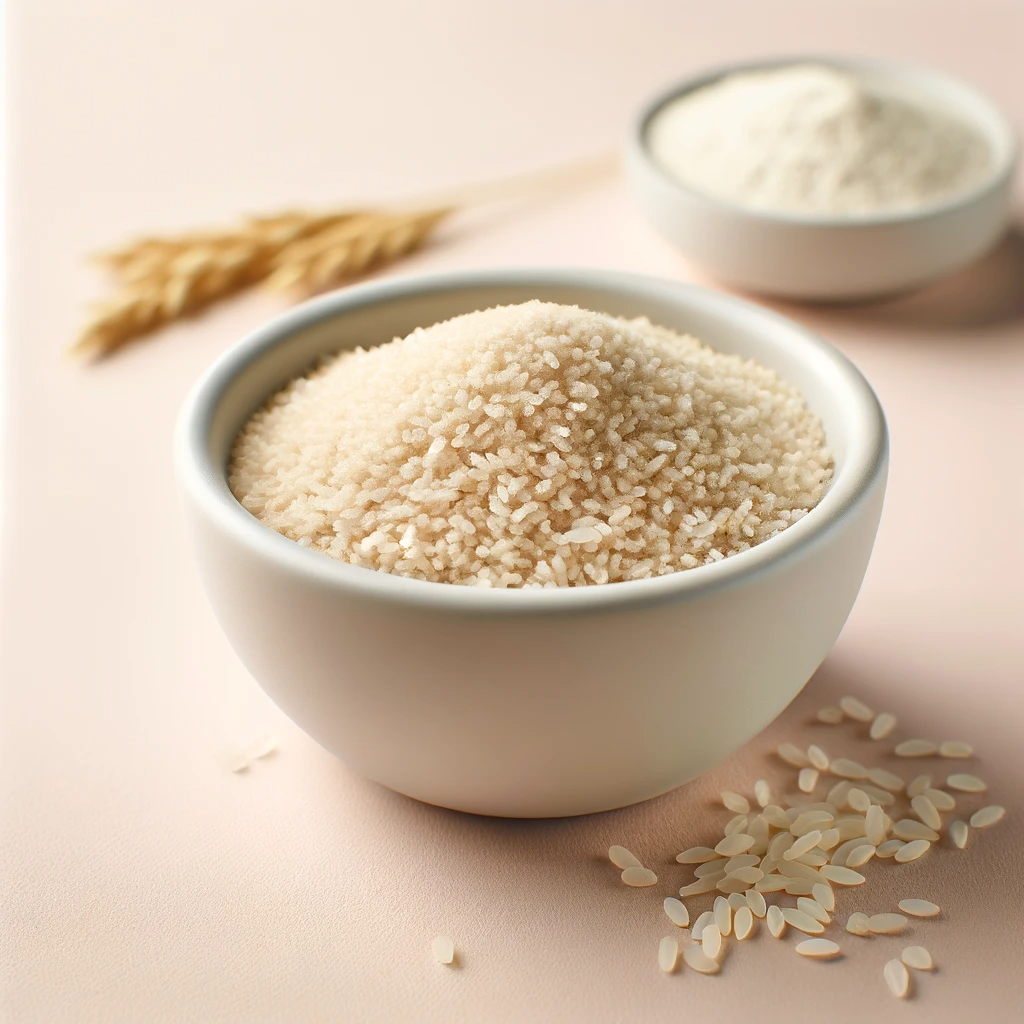 Iron-fortified rice cereal in a bowl, suitable for babies