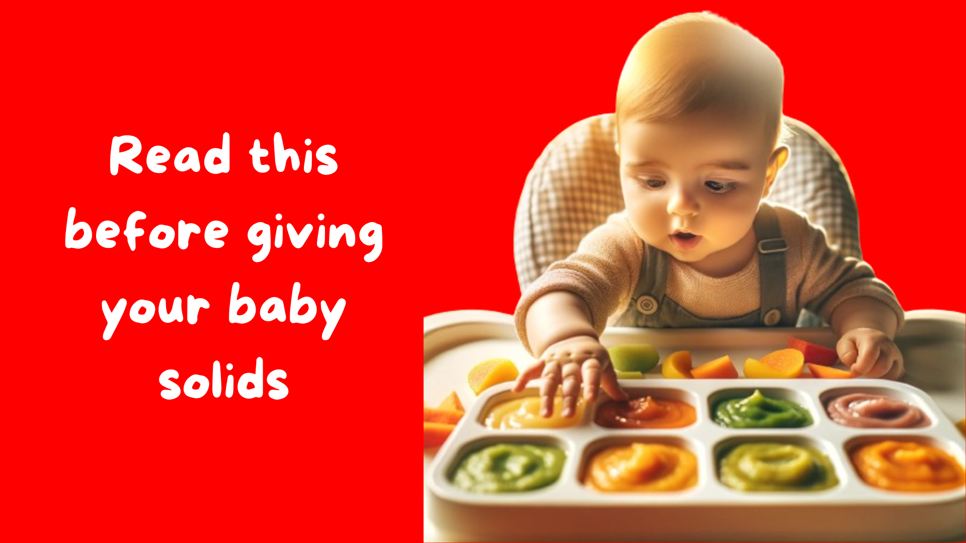 Read this before giving your baby solids